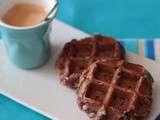 Gaufre liegeoise au chocolat (au Thermomix)