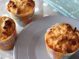 Muffins moelleux pomme poire banane