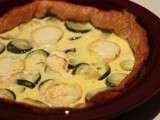 Quiche courgettes chèvre