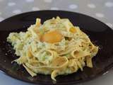 Tagliatelles à la crème de courgette (au Thermomix)