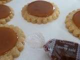 Tartelettes sablées de caramel au beurre salé