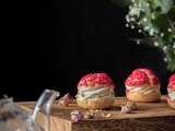 Choux à la rose pour la Saint-Valentin