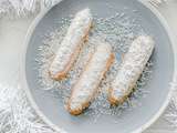 Éclairs à la noix de coco – dessert de Noël