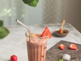 Milkshake fraise et chocolat