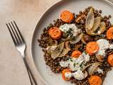 Salade de lentilles aux carottes