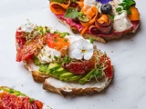 Tartines pour un brunch élégant