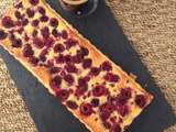 Tarte amandine aux framboises