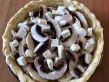 Tarte champignons féta