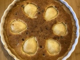 Tarte poires amandine