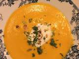 Velouté de carottes au curcuma façon Lignac