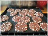 Biscuits craquelés au chocolat