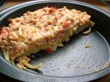 Gratin de macaroni tomates-mascarpone