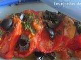 Papillote de poisson à la tomate et au citron confit