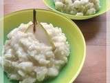 Risotto gorgonzola et poire