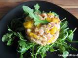 Tartare de saumon à la mangue