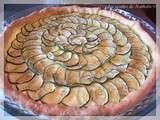 Tarte fine aux courgettes