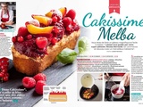 Défi pâtisserie : Cakissime Melba