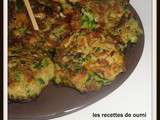 Galettes de courgette et fromage