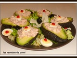 Salade d'avocats au thon