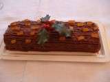 Bûche de Noël sans lait sans gluten