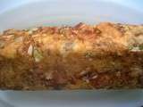 Cake courgettes - poulet - champignons