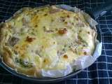 Quiche petits pois jambon