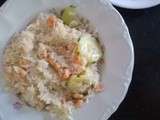 Risotto crevettes- courgette