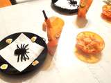 Petite deco table et recettes pour haloween