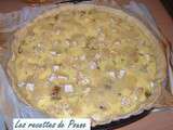 Tarte aux ppireaux et au chaource