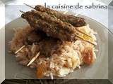 Kebab à ma façon (brochette de viande)