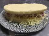 Croque monsieur et son pain de mie sans croûte fait maison au companion thermomix ou sans robot