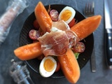 Salade jambon cru melon