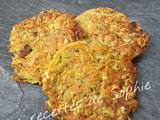 Galettes de courgettes, carottes et raisins secs