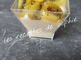 Riz au lait et compote de kiwis