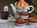 Muffins aux amandes et aux figues confites