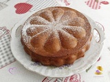 Gâteau moelleux au flan praliné