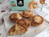 Petites quiches feuilletées au thon et au cumin