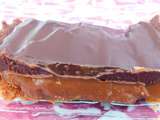 Tarte chocolat et caramel au beurre salé