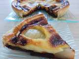 Tarte crousti moelleuse poires et chocolat