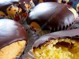 Cupcakes chocolat et crème anglaise / Boston Cream Cupcake