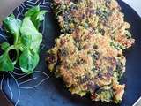 Galettes au Quinoa et Chou Frisé / Quinoa and Kale Patties