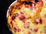 Gratin de pâtes aux betteraves / Pasta Bake with Beetroot