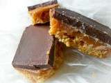 Twix maison ou Sablé caramel et chocolat /  Homemade Twix or Millionnaire’s Shortbread