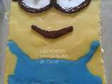 Gâteau en forme de minion