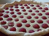 Tarte chocolat blanc - framboises