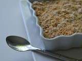 Crumble sans beurre aux pommes & au chocolat