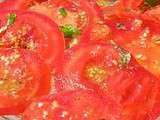 Carpaccio de tomates citronne