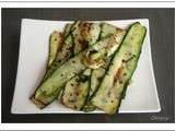 Courgettes a la plancha