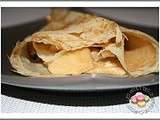 Crepe jambon fromage champignons