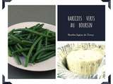 Haricots verts au boursin ail et fines herbes